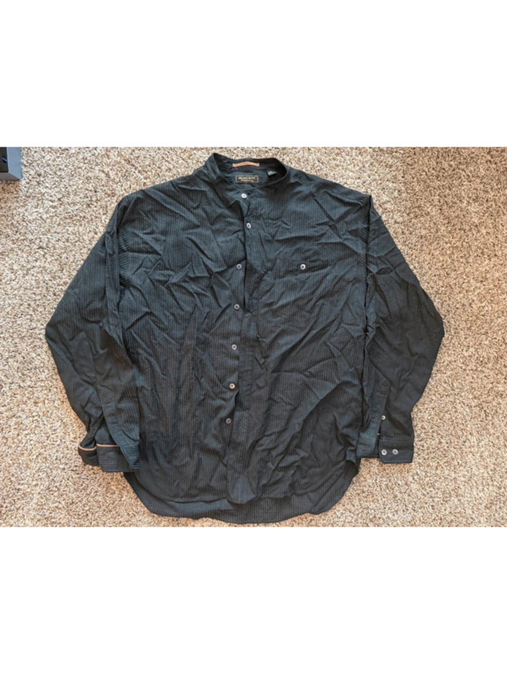 Tommy bahama 100% silk XL button up shirt black